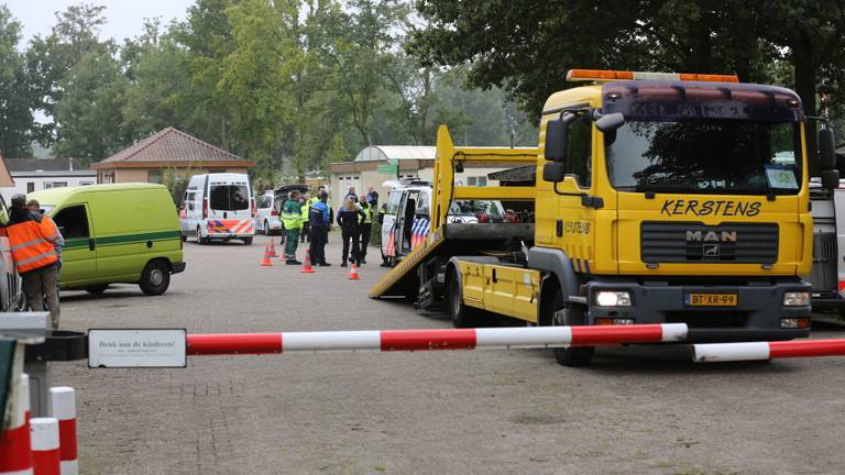 Politiecontrole op camping in Schijf  