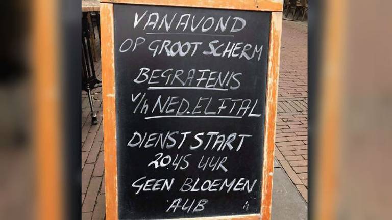 Helmondse humor (foto: Facebook Cafe Franske)