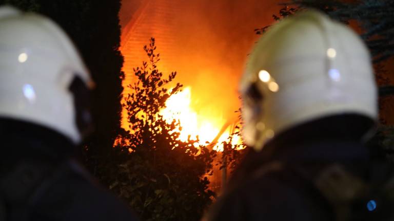 Brand in Megen. (Foto: Gabor Heeres/SQ Vision Mediaprodukties)