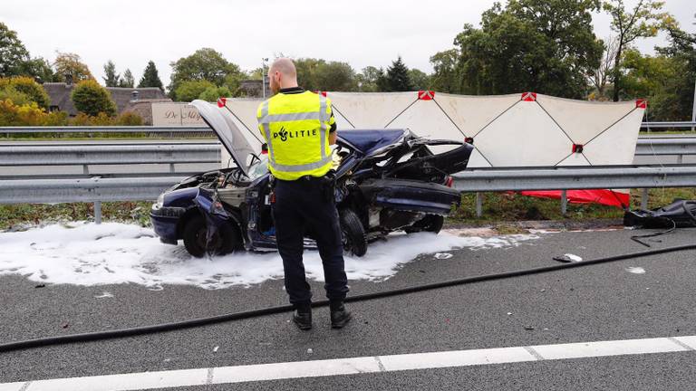 Eén van de betrokken auto's. (Foto: SQ Vision)