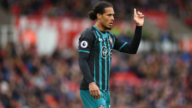 Virgil van Dijk in actie voor Southampton (foto: VI Images)