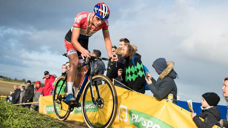 Mathieu van der Poel eindigde als tweede. (Archieffoto: OrangePictures)