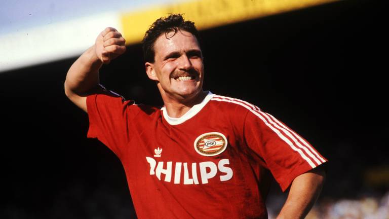 Berry van Aerle in zijn tijd als speler van PSV. (Foto: VI Images)