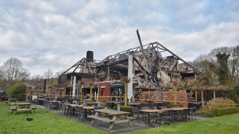 Het restaurant brandde in april af