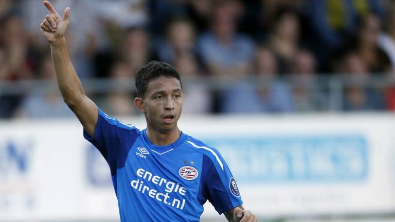 Mauro Júnior scoorde voor PSV. (Foto: VI Images)