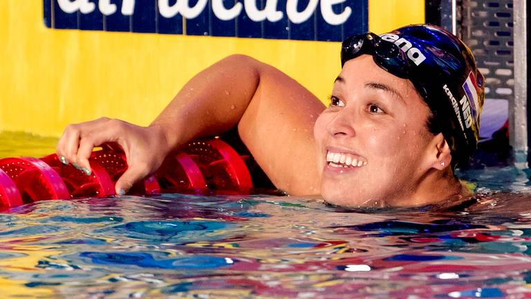 Ranomi Kromowidjojo wint vier bronzen medailles. (foto: ANP)