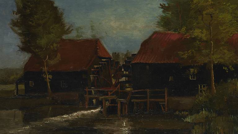 Het schilderij Collse watermolen.