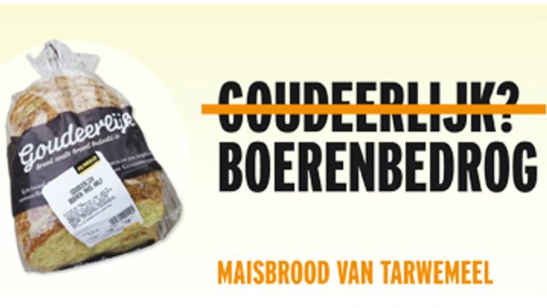 Jumbo Goudeerlijk boerenmaisbrood verdient volgens Foodwatch het Gouden Windei (Afbeelding: Foodwatch)