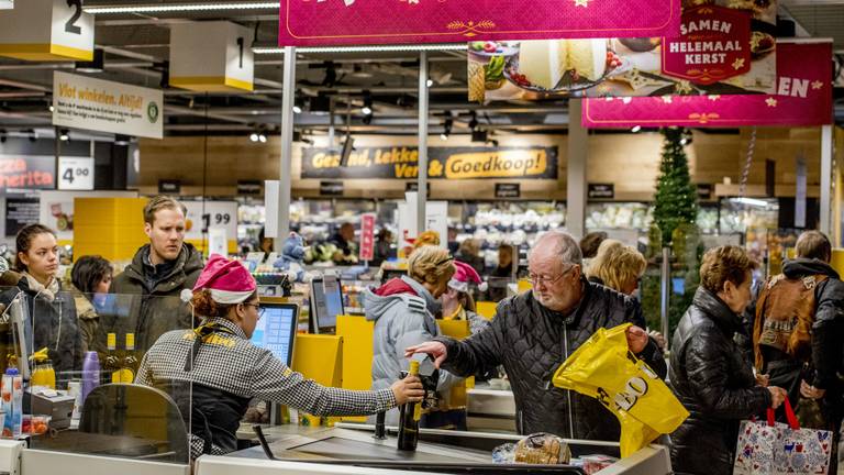 Jumbo tijdens de feestdagen. (Foto: ANP)