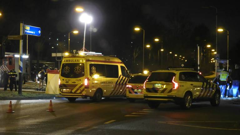 Het ongeluk in Eindhoven (Foto: GinoPress).