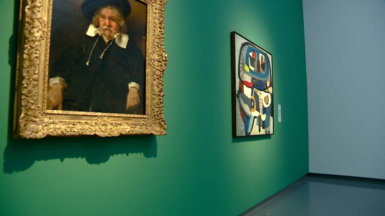 De schilderijen van Rembrandt van Rijn en Karel en Appel zijn het hoogtepunt van de tentoonstelling