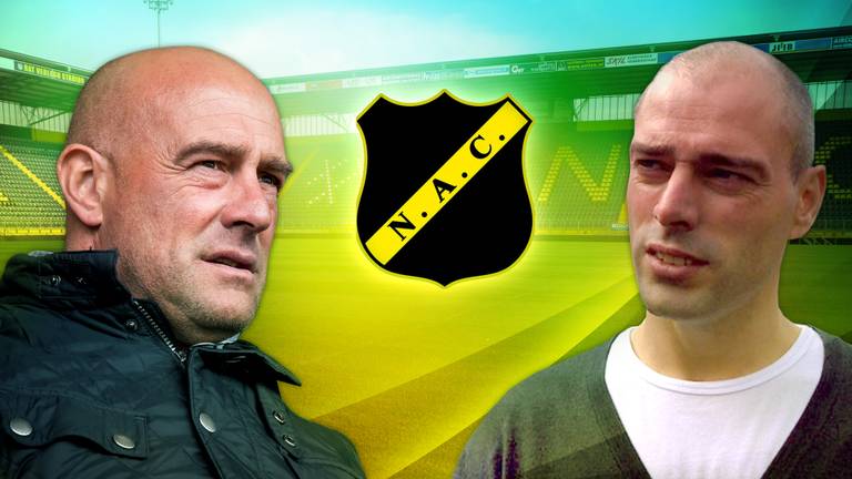 NAC-iconen John Karelse en Anthony Lurling (foto: VI Images en Omroep Brabant).