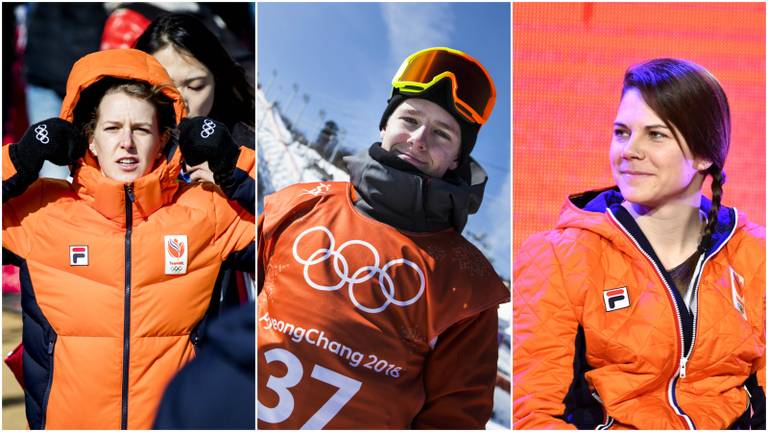 Ireen Wüst, Niek van der Velden en Cheryl Maas (foto: ANP en VI Images).