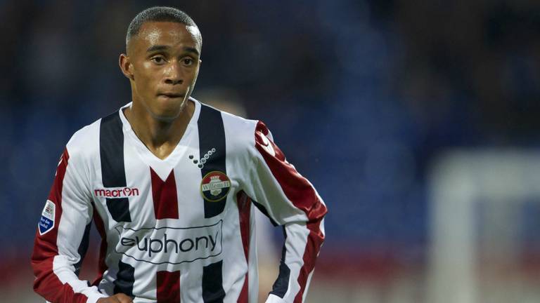 Jeroen Lumu in het shirt van Willem II in 2012 (foto: VI Images).