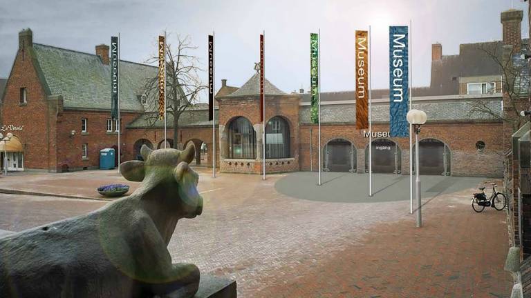 Het nieuwe museum verhuist naar de binnenstad. (Beeld: concept Museum-Plus)