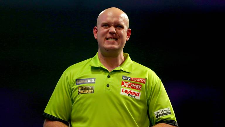 Het UK Open is nu al voorbij voor Michael van Gerwen. (Foto: VI Images)