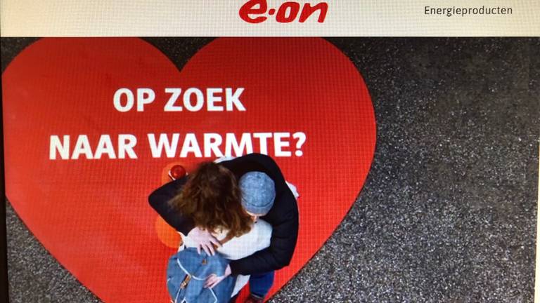 De website van energiebedrijf E.on