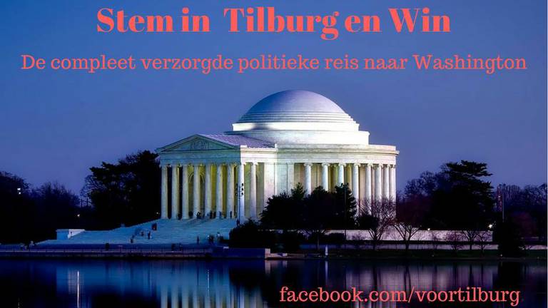 Zo promoot de partij de reis. (Foto: Facebook Voor Tilburg)