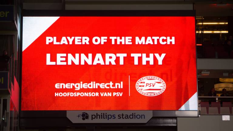 Lennart Thy was zaterdag de meestbesproken man tijdens PSV-VVV (Foto: VI images)