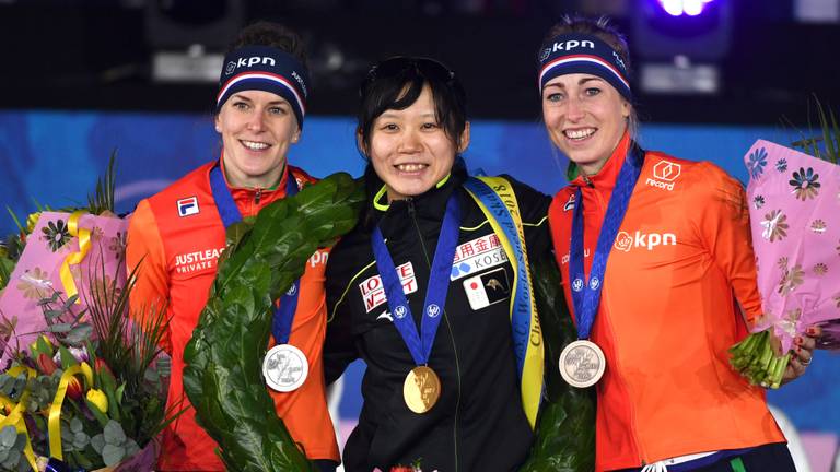 Ireen Wüst uit Goirle wint zilver op WK allround. (Foto: Orange Pictures)