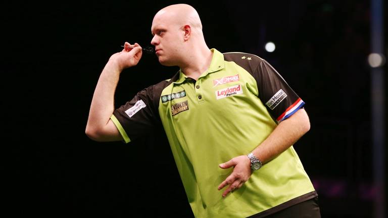 Van Gerwen komt donderdag weer in actie (foto: VI Images).