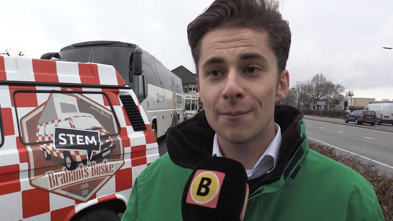 Remco van Dooren bij het Brabants Stembuske (Foto: Floyd Aanen).