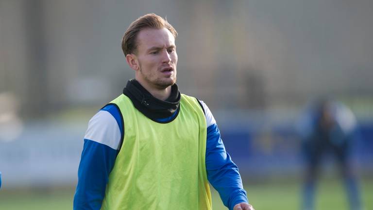 De Graafschap-middenvelder Mark Diemers: in beeld bij Willem II.