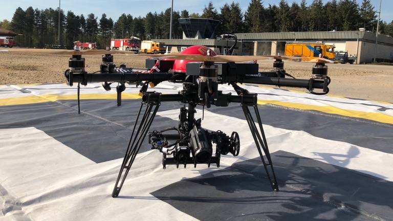 Drone van de brandweer Midden- en West-Brabant