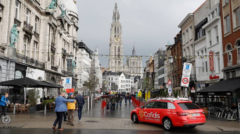 De jongen werd vermist in het centrum van Antwerpen (archieffoto ANP)