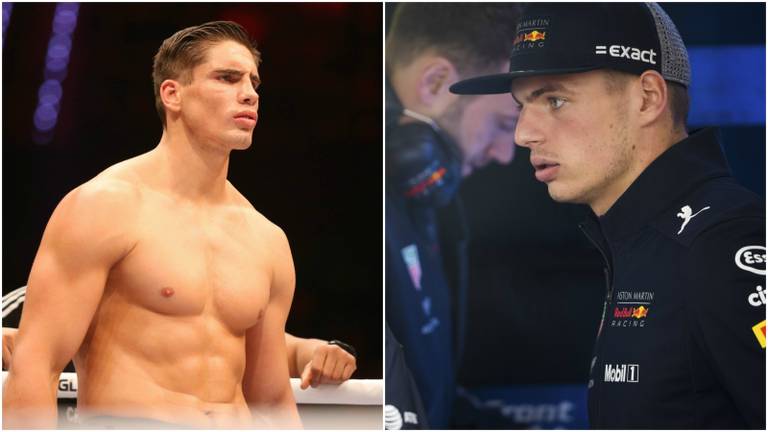 Verstappen zou graag net zo gespierd willen zijn als Rico Verhoeven. (Foto's: OrangePictures/VI Images)