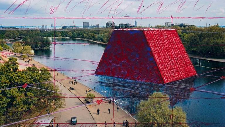 The London Mastaba in Hyde Park. (Foto: Janus Vaten)