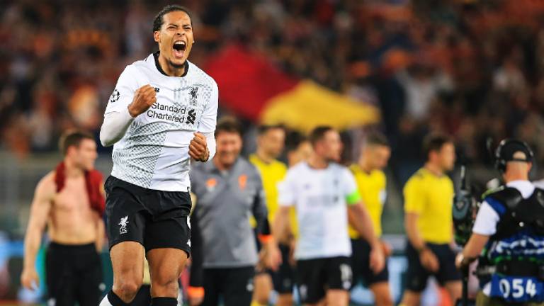 Virgil van Dijk is door het dolle heen. (Foto: VI Images)