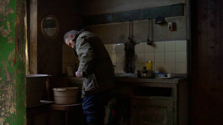 Boer Peer in zijn keuken (still uit de gelijknamige documentaire).