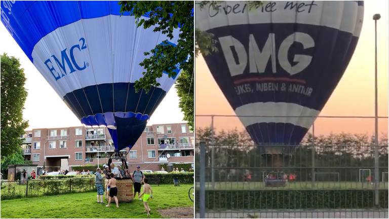 Bijzondere landingen in Tilburg (L) en Haarsteeg (R).