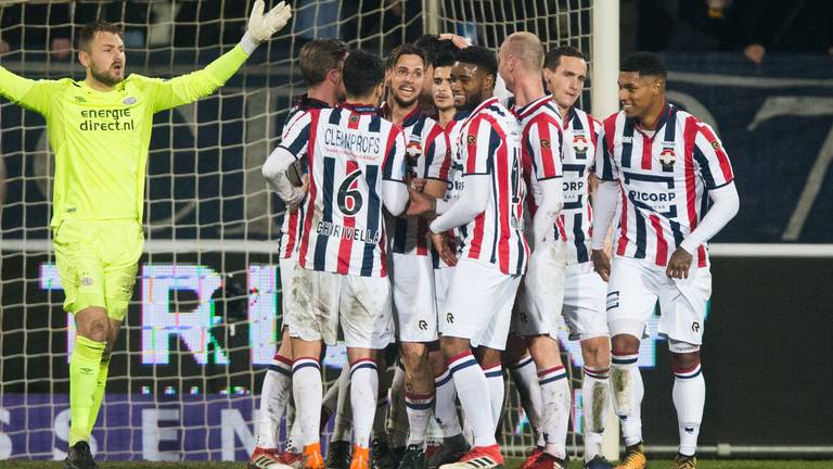 Willem II won dit seizoen met 5-0 van PSV (foto: VI Images).