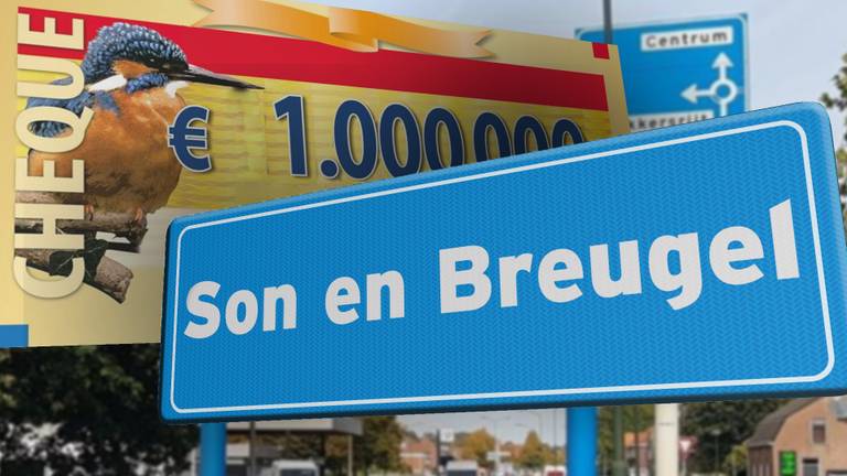 1 miljoen voor de deelnemers aan de Postcodeloterij in Son en Breugel FOTO:  Salvador Rooijmans