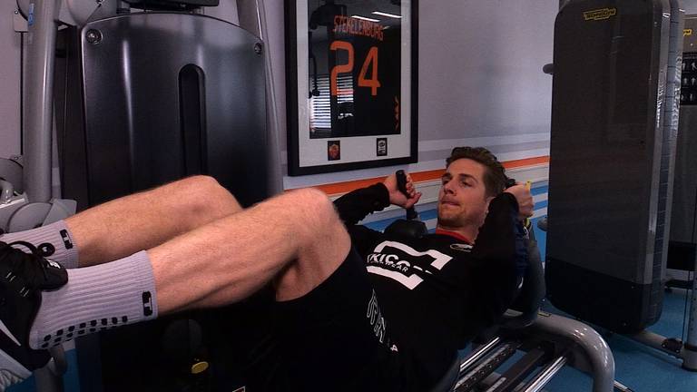 Jordens Peters werkt in Zeist aan zijn herstel.