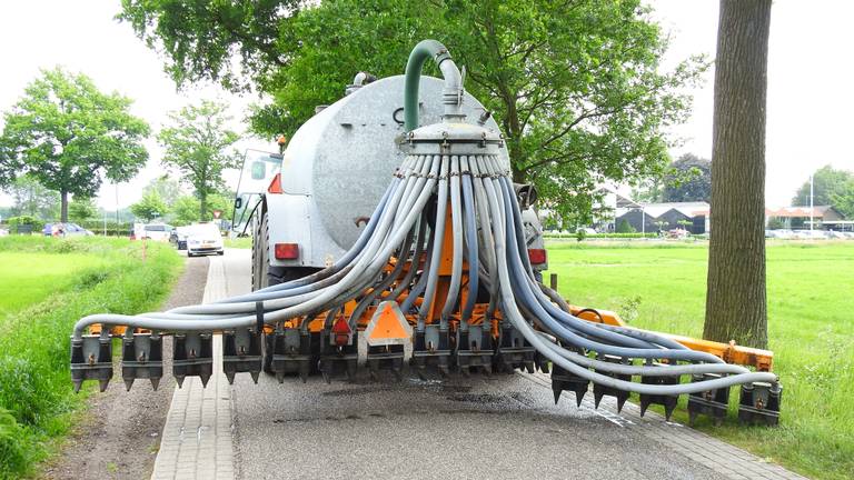 De betreffende tractor. (Foto: Danny van Schijndel)