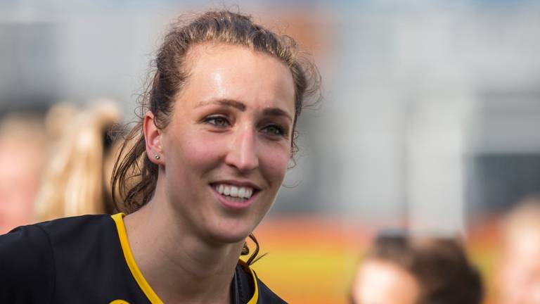 Marlies Verbruggen scoorde in de kampioenswedstrijd voor HC Den Bosch (foto: OrangePictures).