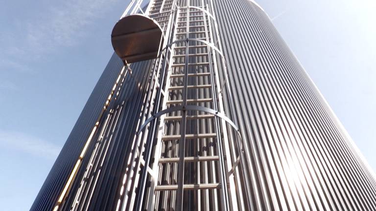 De mestvergister van boer Hans Verhoeven uit Valkenswaard