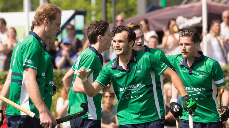 De mannen van Push hebben de eerste wedstrijd van de play-offs om promotie naar de Hoofdklasse verloren. (Foto: Orange Pictures)