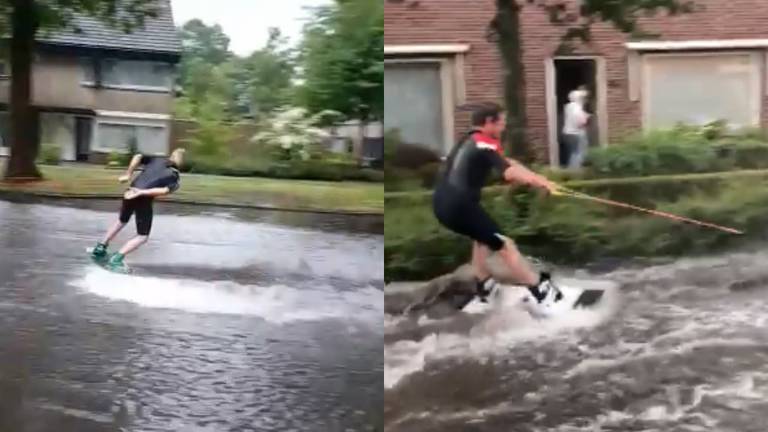 Noodweer in Brabant (Foto: Facebook).