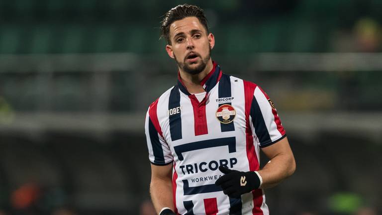 Willem II-spits Fran Sol maakte dit seizoen 16 goals (foto: VI Images).