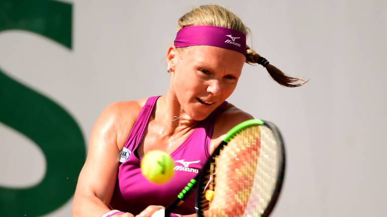 Kiki Bertens heeft WhatsApp verwijderd om zich te focussen op Roland Garros (foto: ANP).