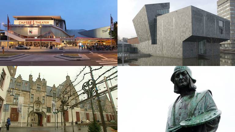 Chassé Theater, Van Abbemuseum, Markiezenhof en Jeroen Bosch
