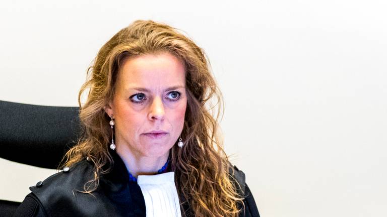 Greetje Bos als officier van justitie (foto: ANP)