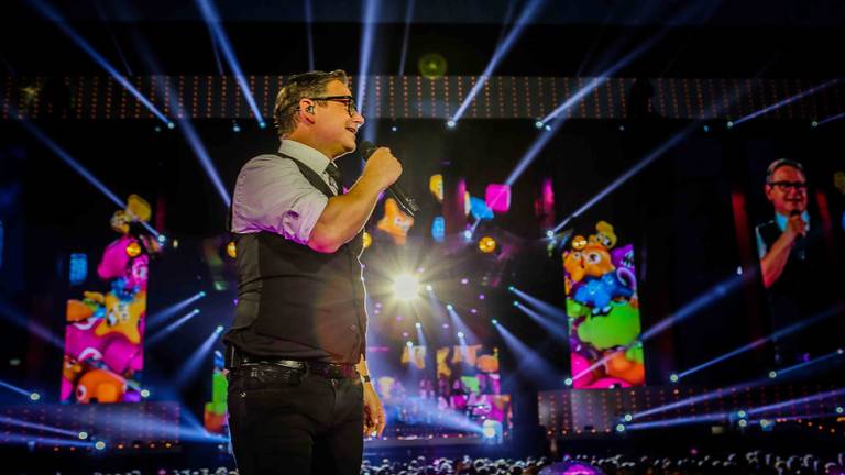 Guus Meeuwis tijdens Groots met een zachte G (Foto: Fons Hendriks).