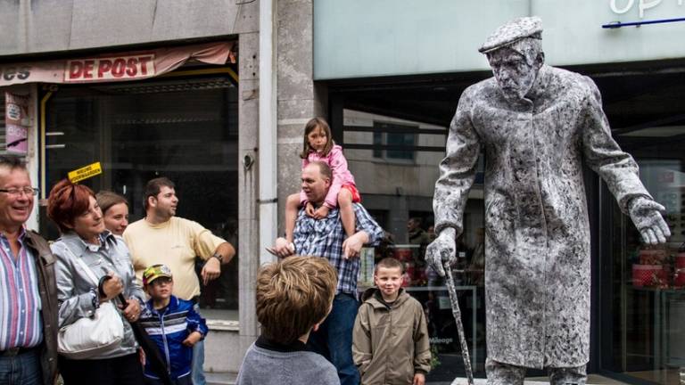 Krist Doo uit Oss is Nederlands kampioen Living Statues. (Foto: Krist Doo)