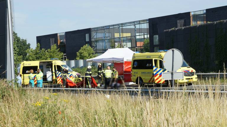 Motorrijder overleden bij ongeval op A59. (Foto: Anja van Beek/FPMB)