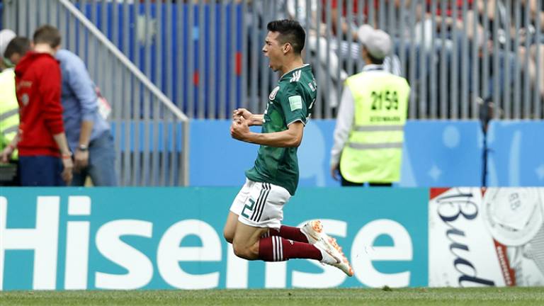 Hirving Lozano na de 1-0 (Foto: VI Images).